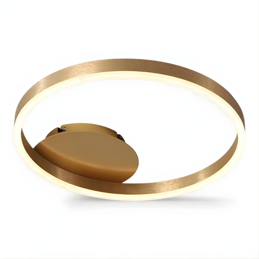 Lustre Chambre Anneaux Doree Dorée