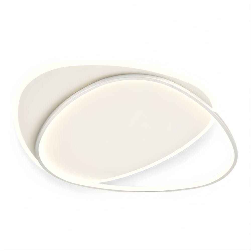 Lustre Chambre Moderne Boucle Blanc Blanc