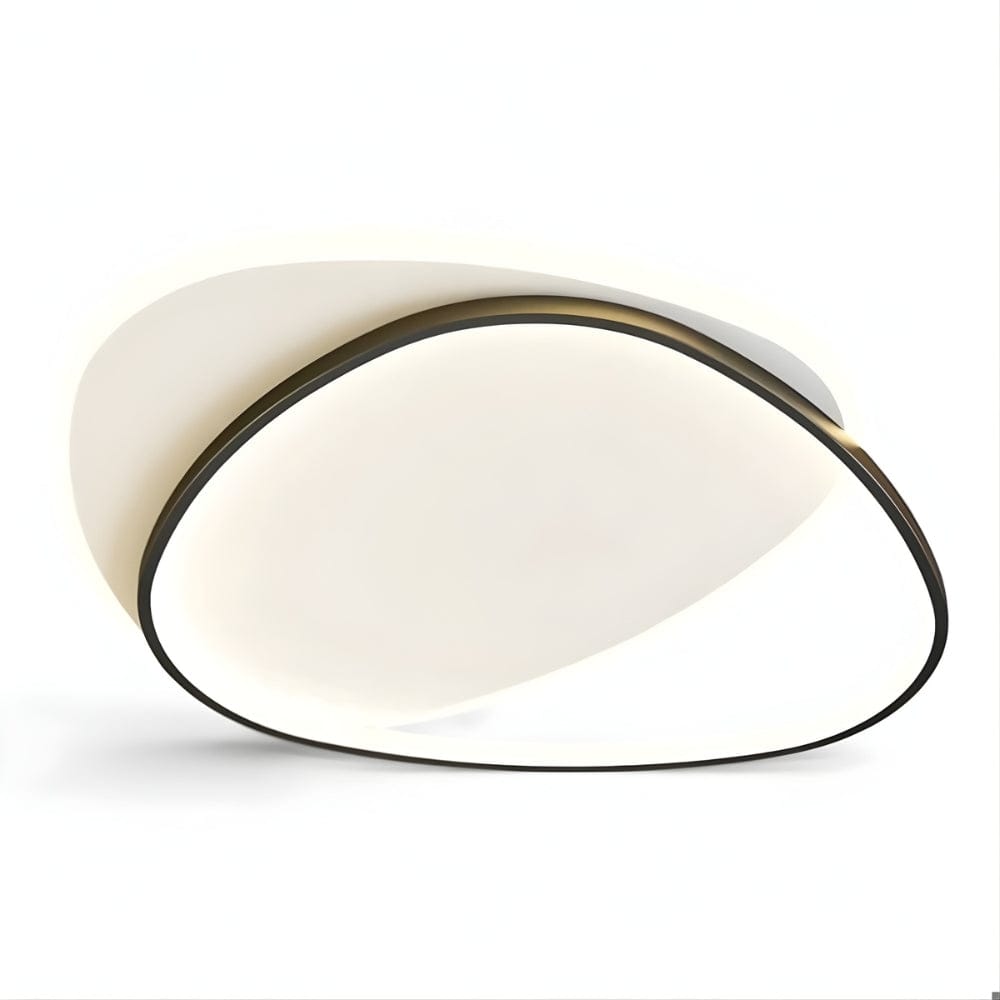 Lustre Chambre Moderne Boucle Noir Noir Image