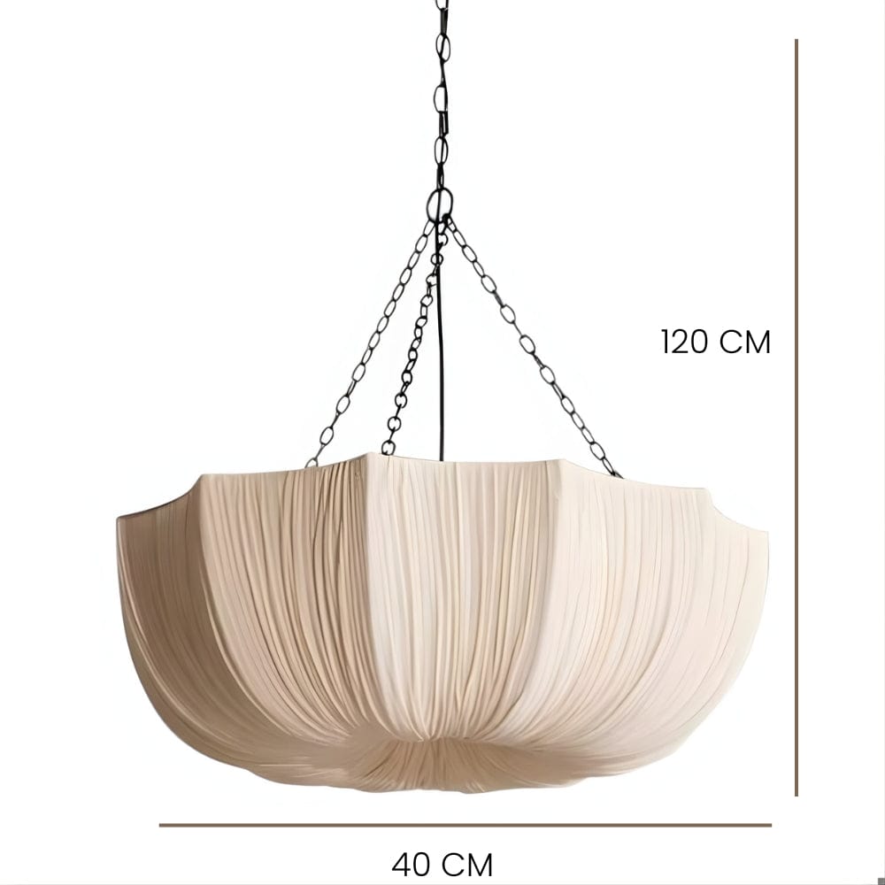 Lustre Chambre Petale Beige / Warm light