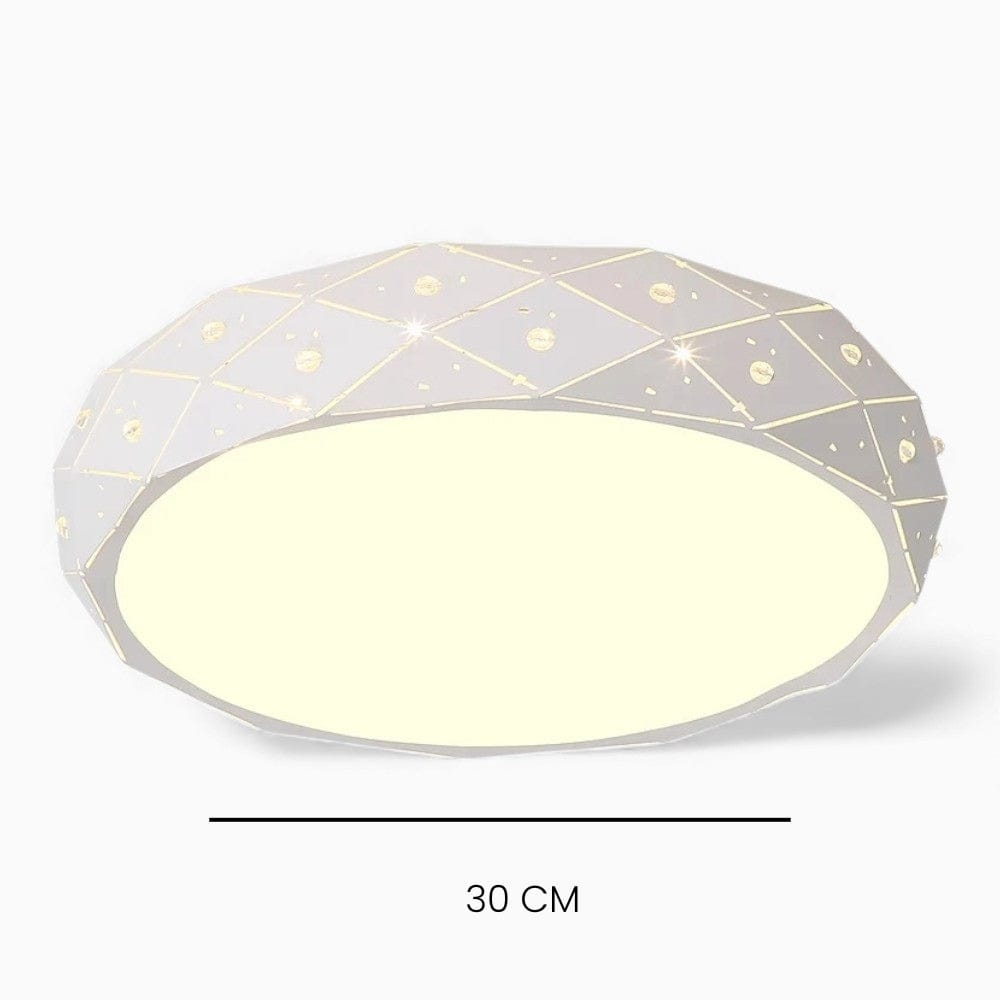 Lustre Chambre Rond Blanc