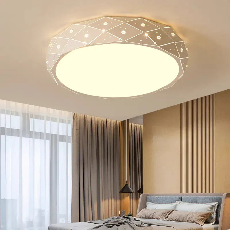 Lustre Chambre Rond Blanc