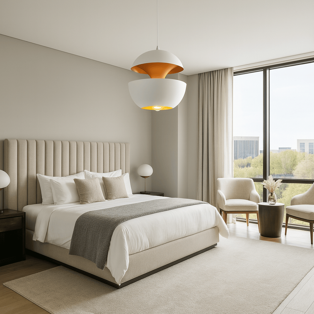 Lustre Chambre Sphère Blanc Blanc