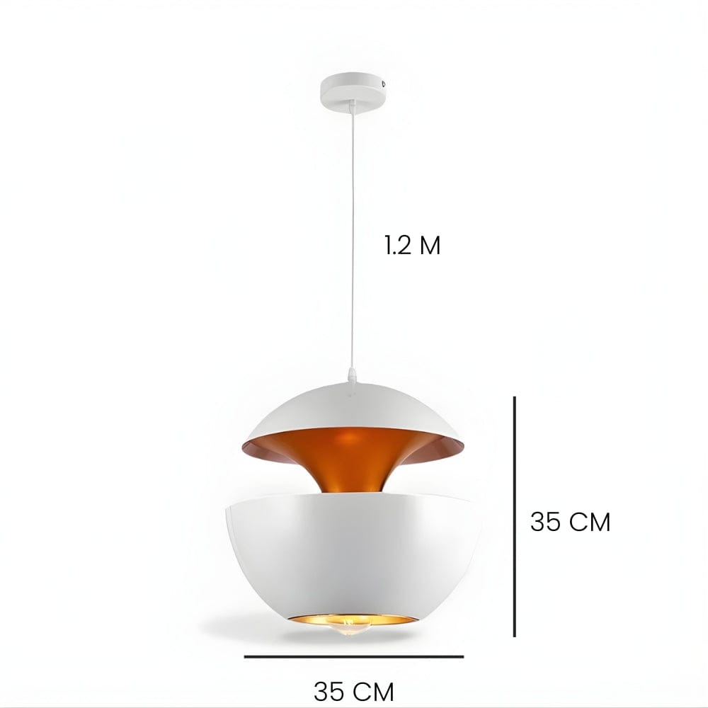 Lustre Chambre Sphère Blanc Blanc