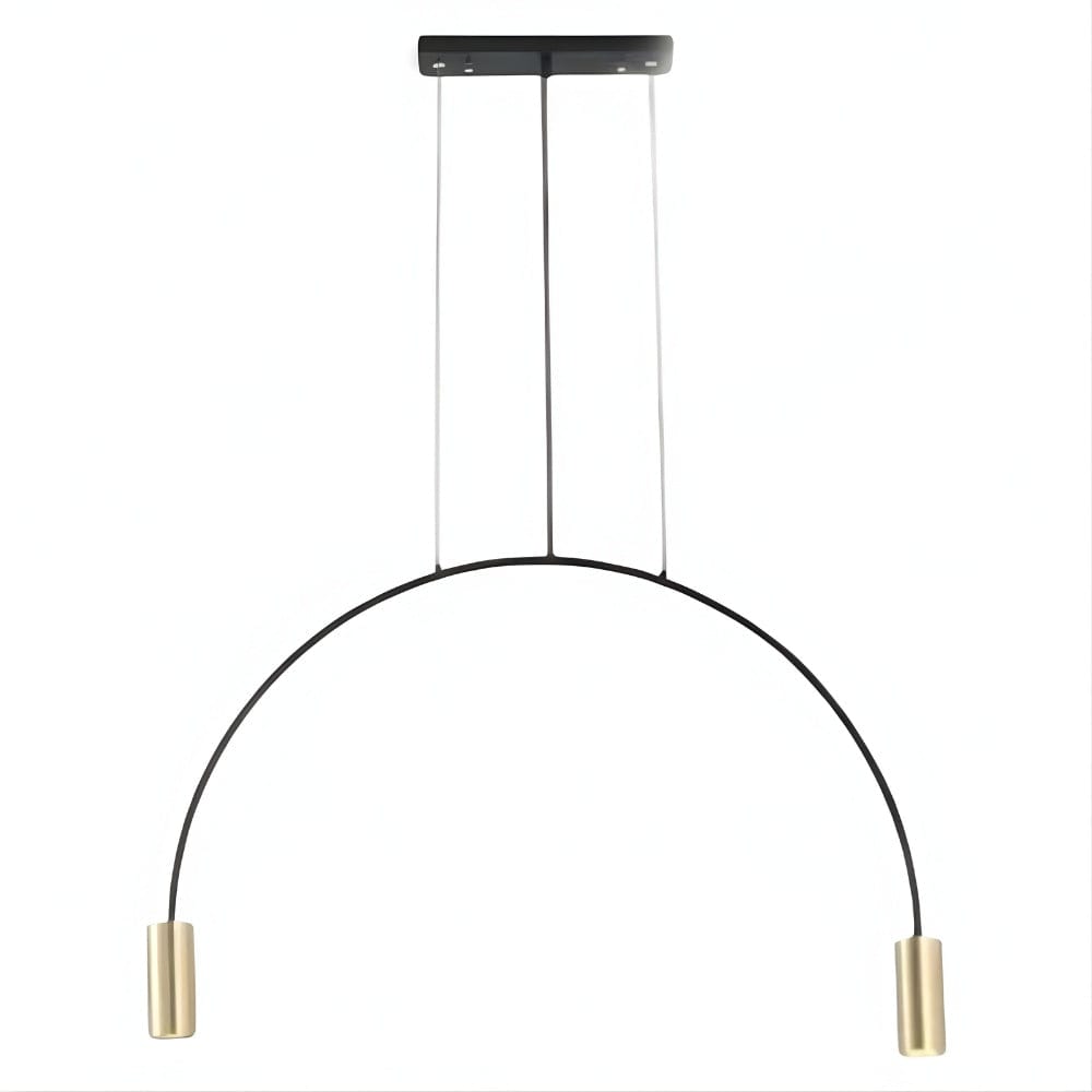 Lustre Cuisine 2 Arc Doree Dorée Image