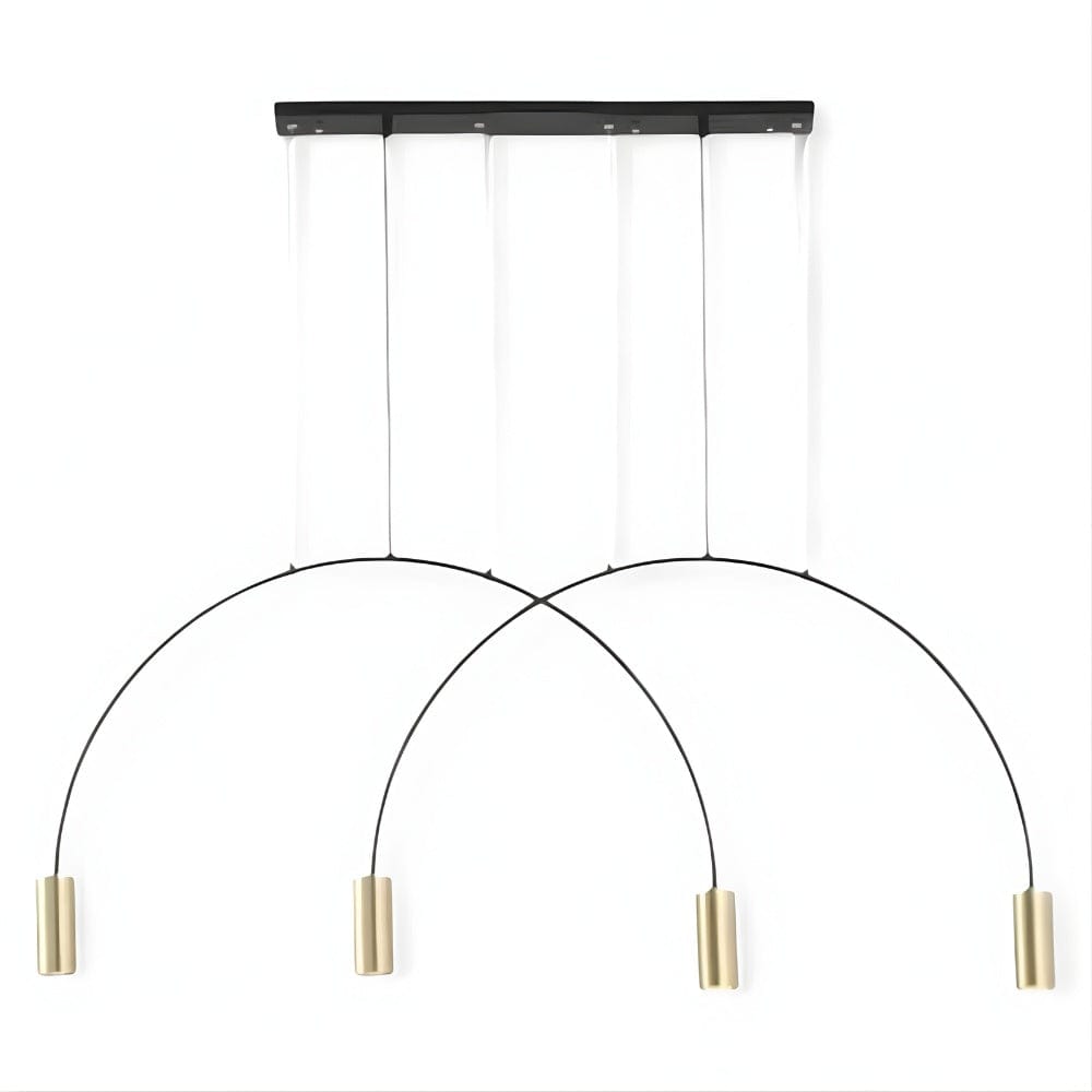 Lustre Cuisine 4 Arc Doree Dorée