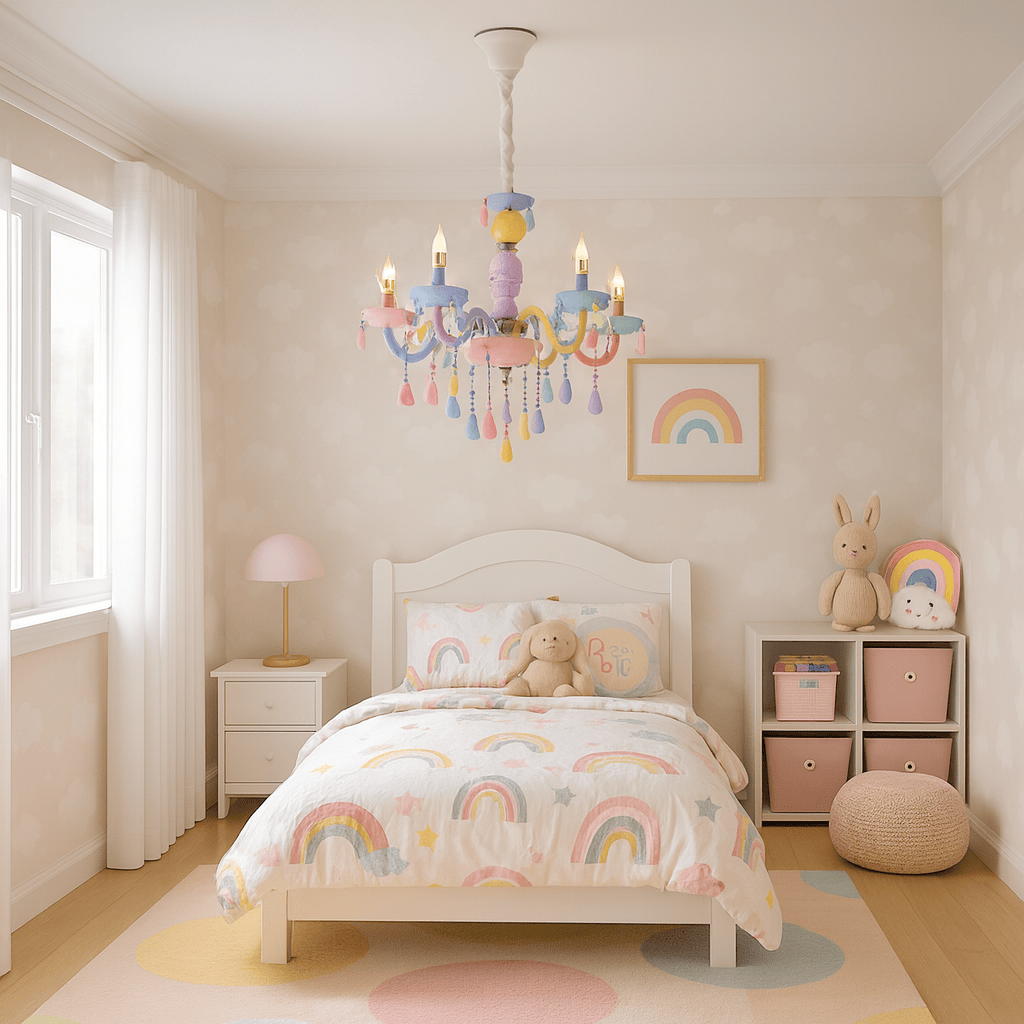 Lustre Enfant Chandelier Violet