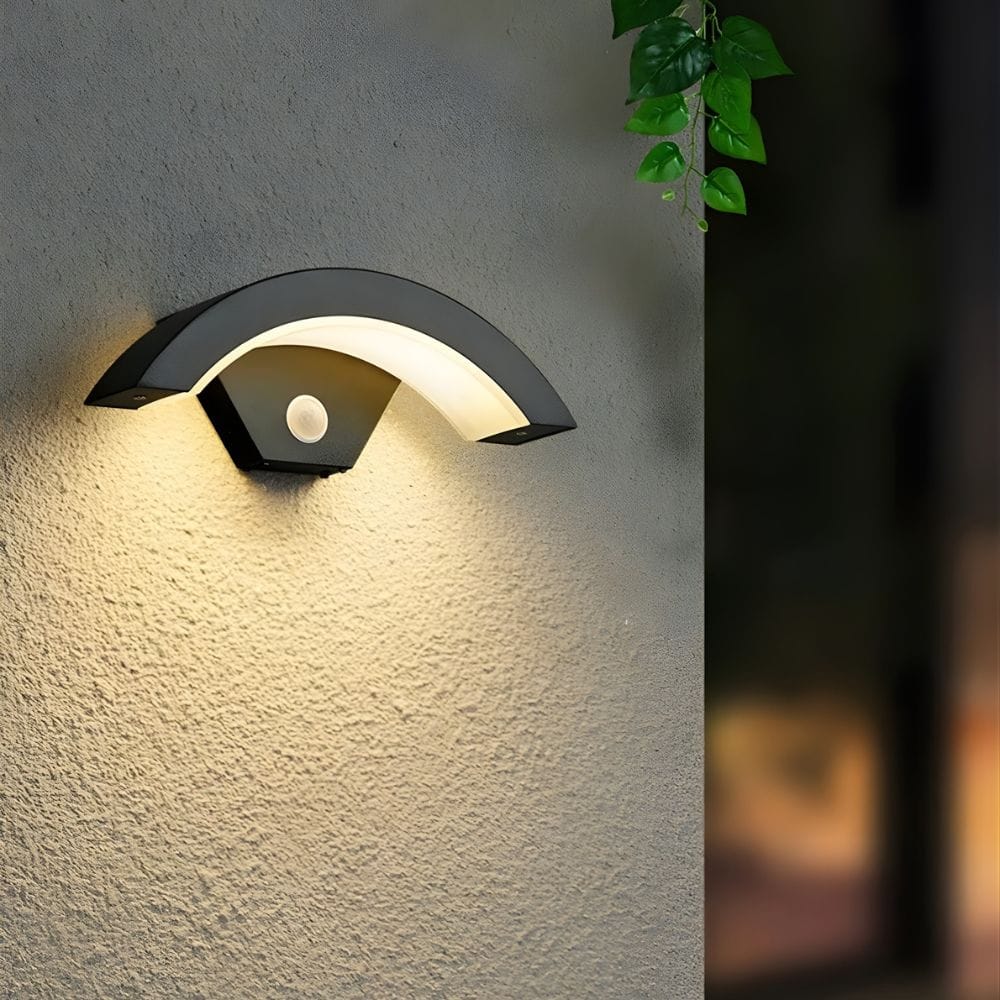 Lustre Exterieur Arc Noir Noir