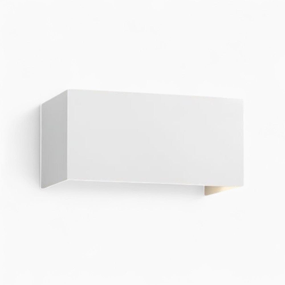 Lustre Exterieur Grand Cube Blanc Blanc