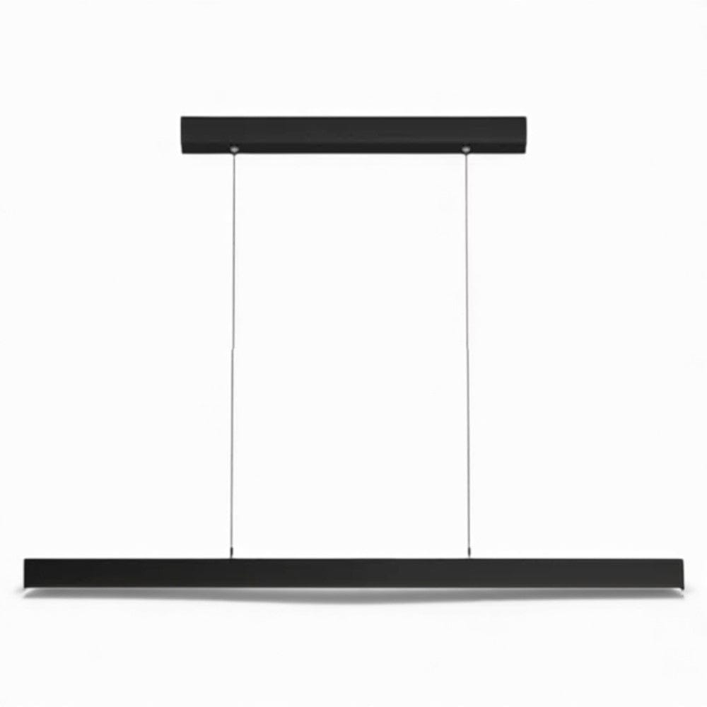 Lustre Moderne Barre Noir Noir Image