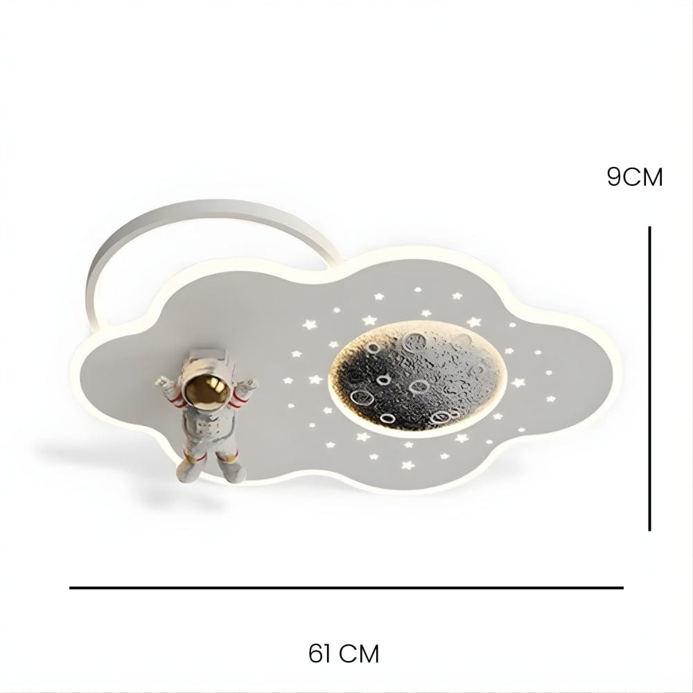 Lustre Nuage Enfant Blanc