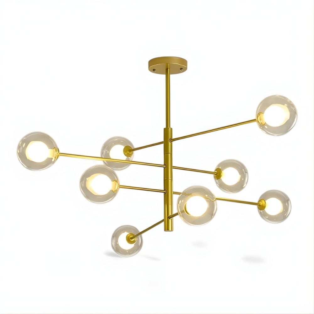 Lustre Salle de bain Boule Dorée