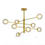 Lustre Salle de bain Boule Dorée