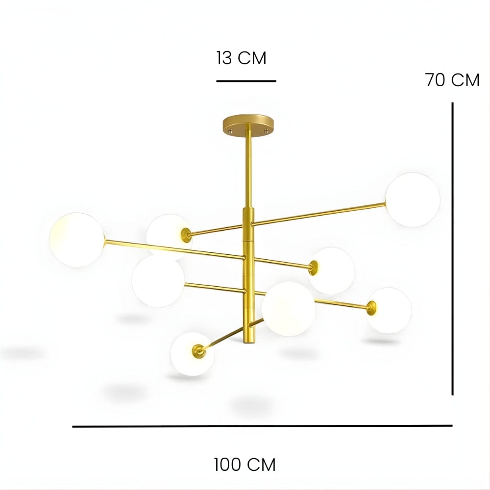 Lustre Salle de bain Boule Blanc Blanc