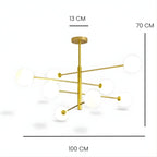 Lustre Salle de bain Boule Blanc Blanc