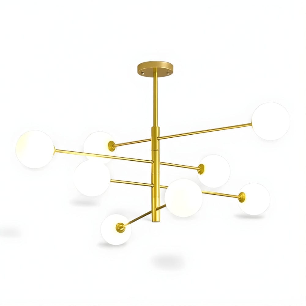 Lustre Salle de bain Boule Blanc Blanc