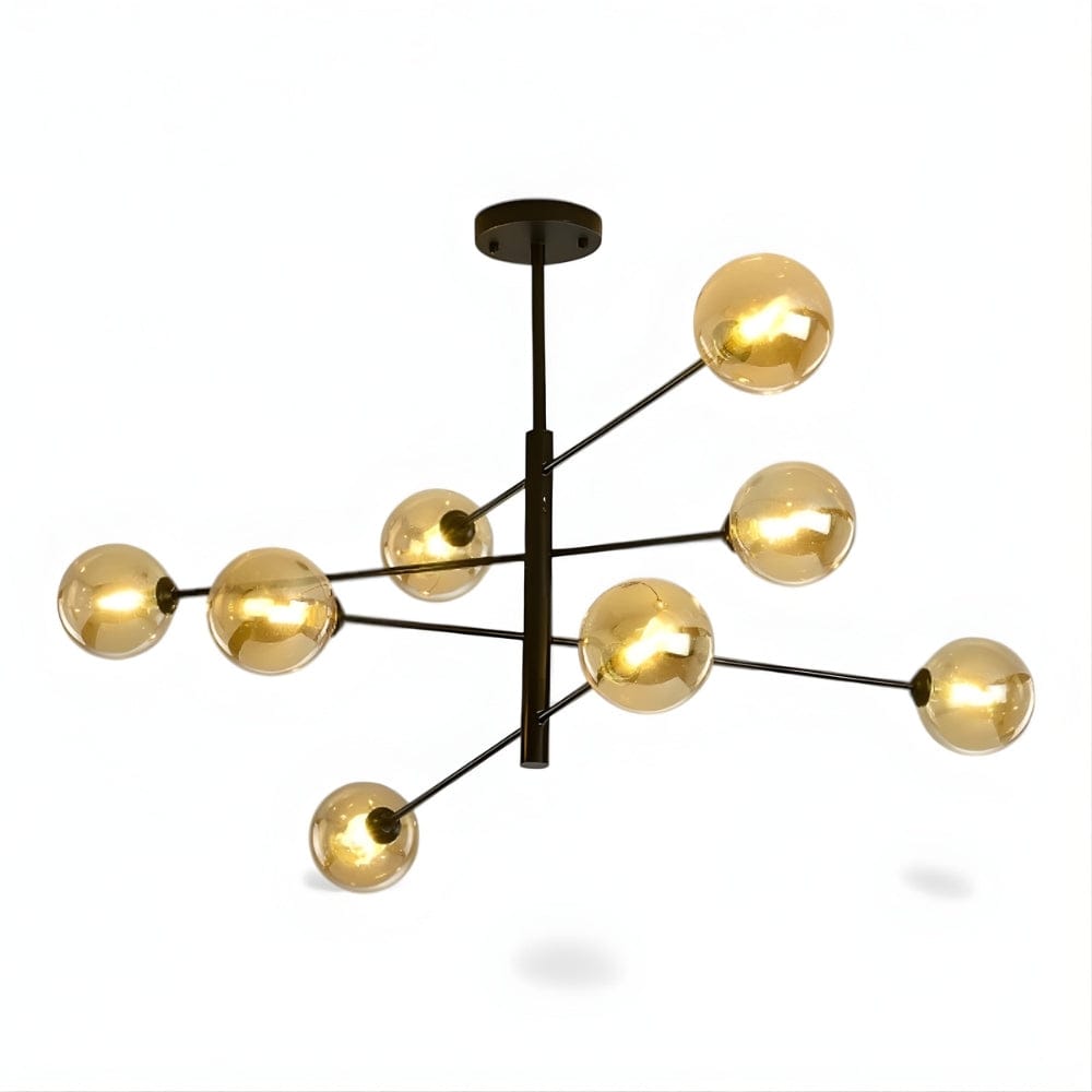 Lustre Salle de bain Boule Noir Noir