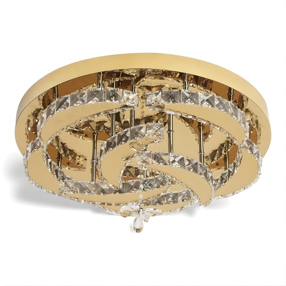 Lustre Salle de bain Couronne Dorée