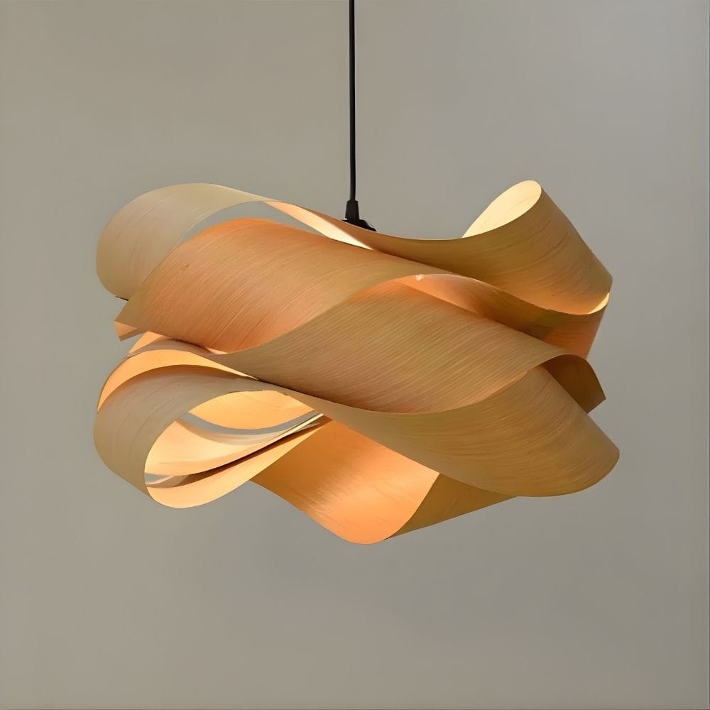 Lustre Salon Bois Marron