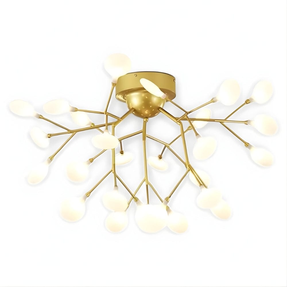 Lustre Salon Branche Doree Dorée Image