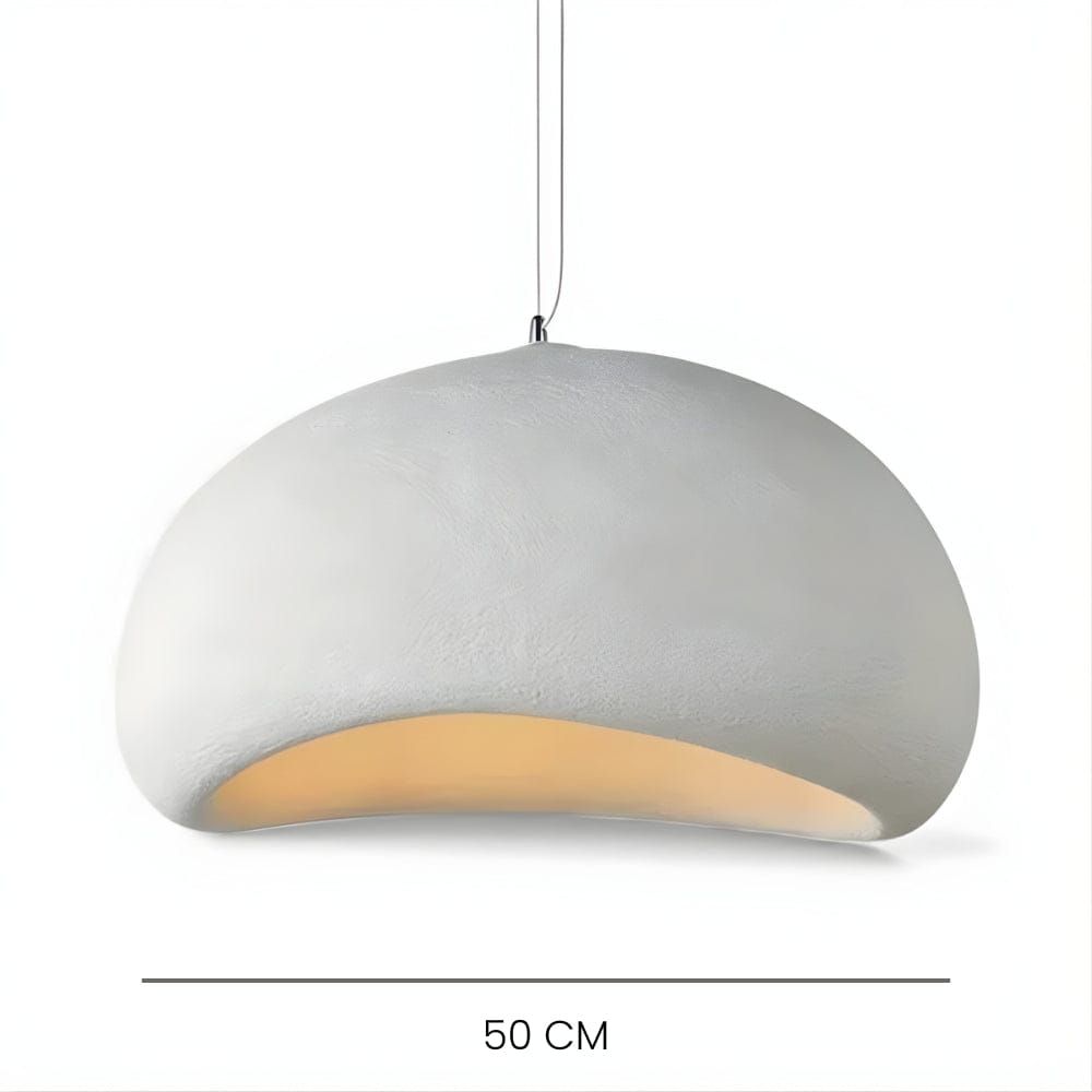 Lustre Salon Coque Blanc Blanc