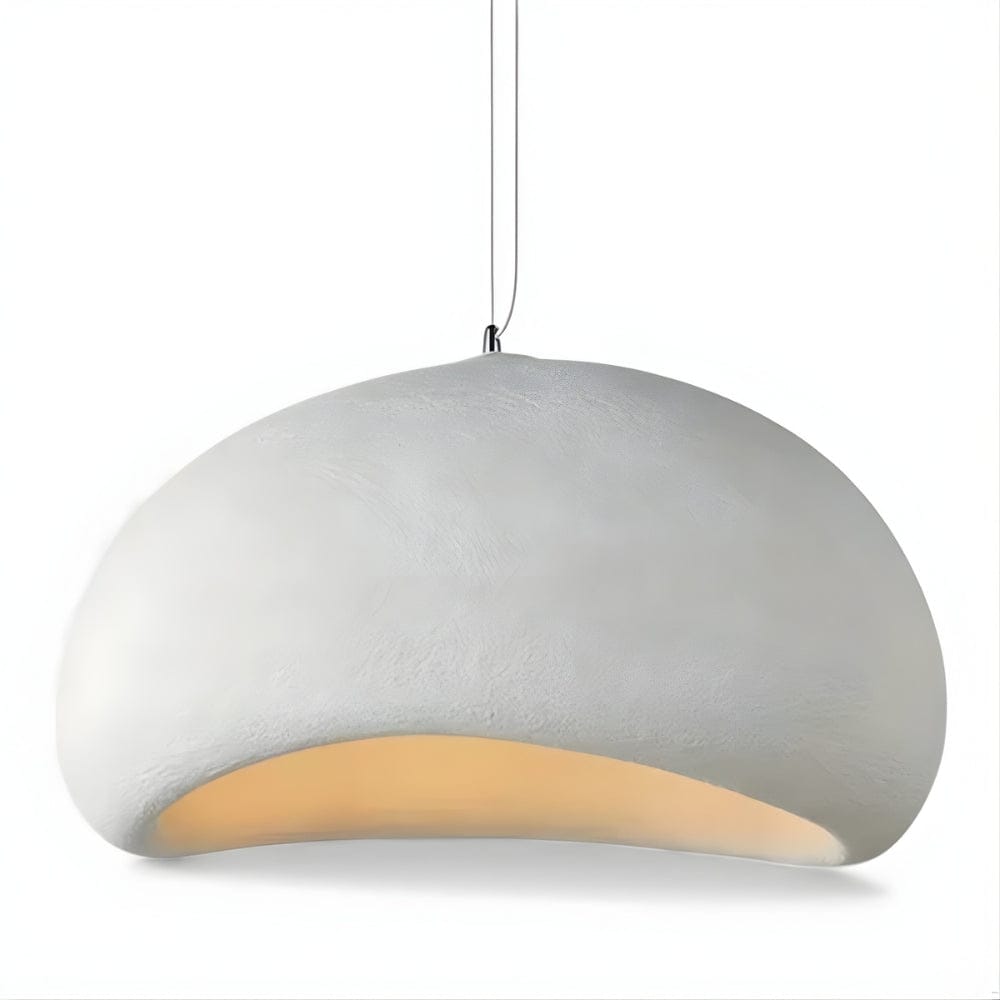 Lustre Salon Coque Blanc Blanc