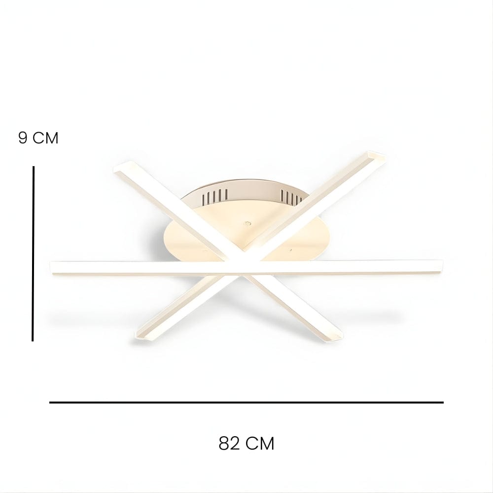 Lustre Salon Etoile Blanc Blanc