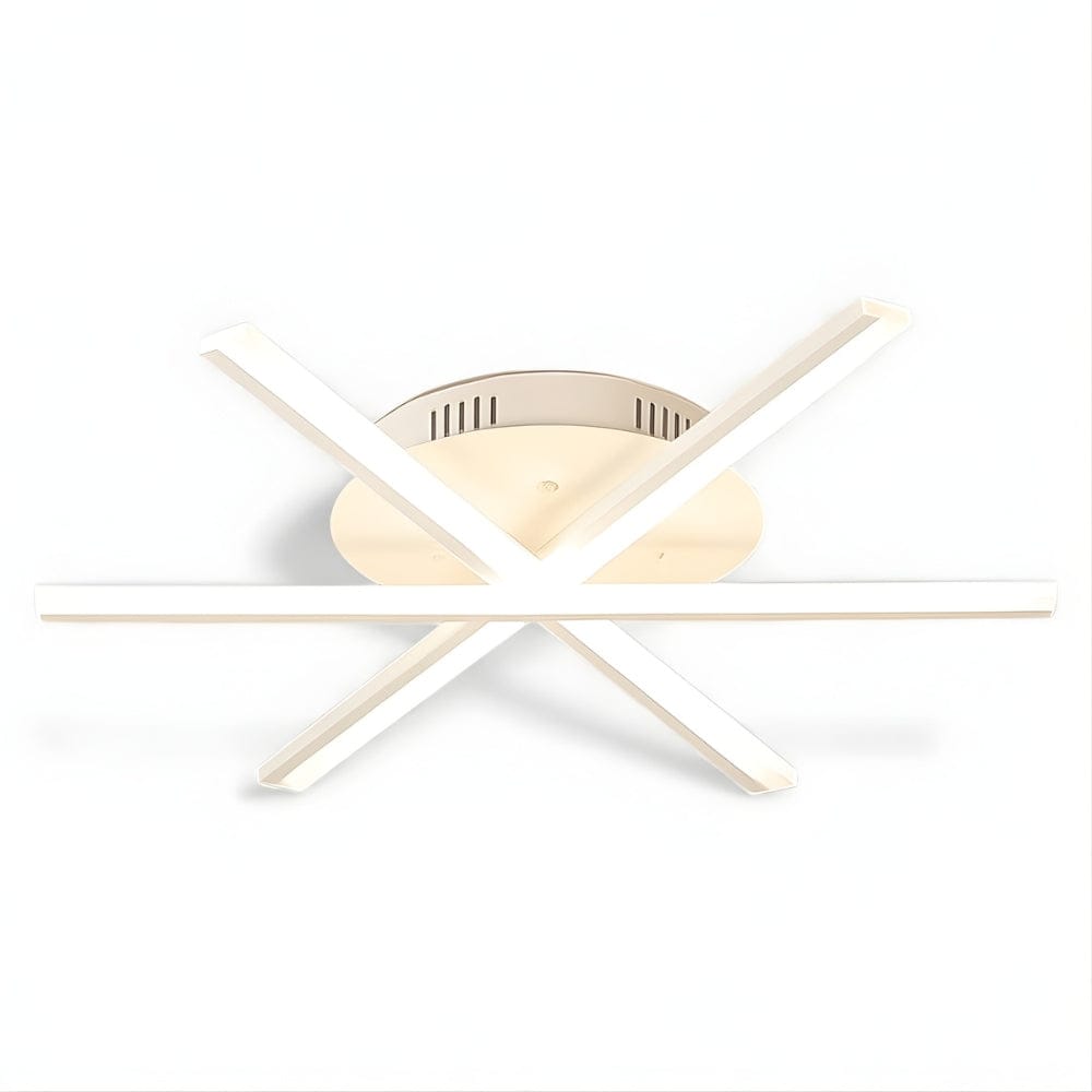 Lustre Salon Etoile Blanc Blanc