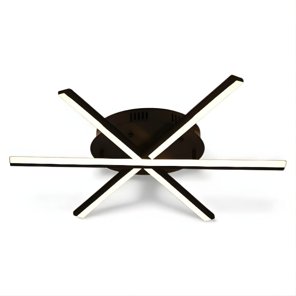 Lustre Salon Etoile Noir Noir