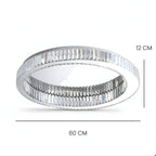 Lustre Salon Halo Argent Argent