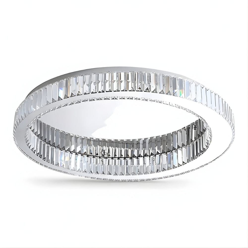 Lustre Salon Halo Argent Argent