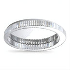 Lustre Salon Halo Argent Argent