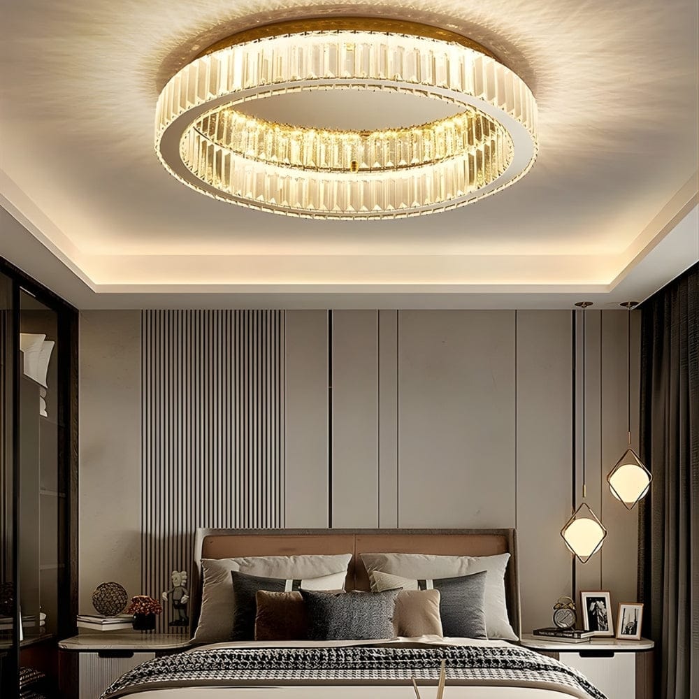 Lustre Salon Halo Doree Dorée