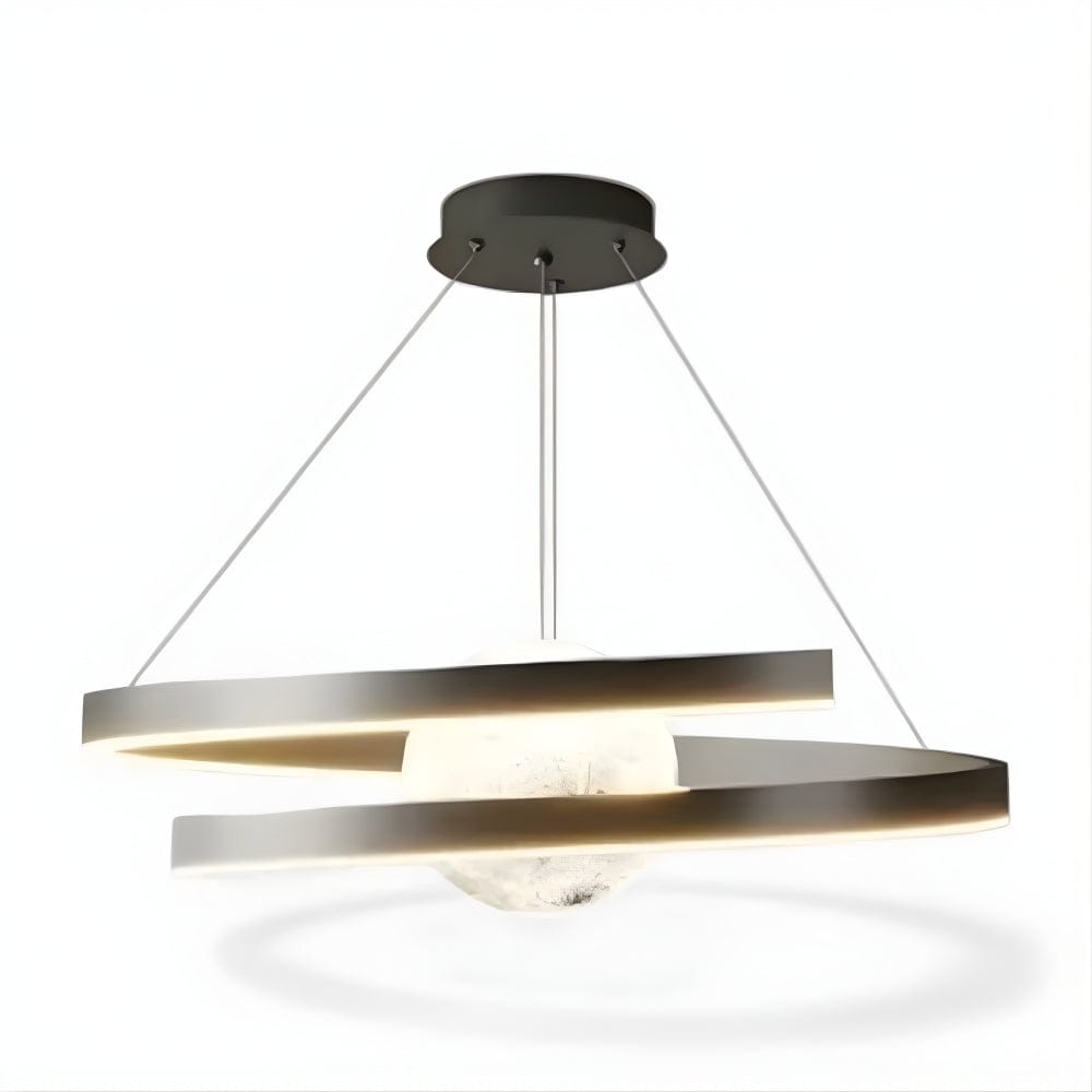 Lustre Salon Lune Noir Noir Image