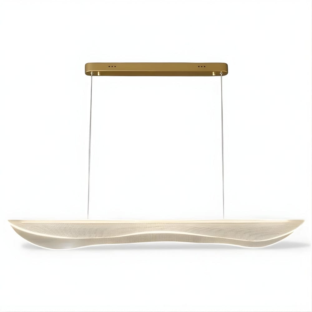 Lustre Salon Moderne Flottant Beige Image