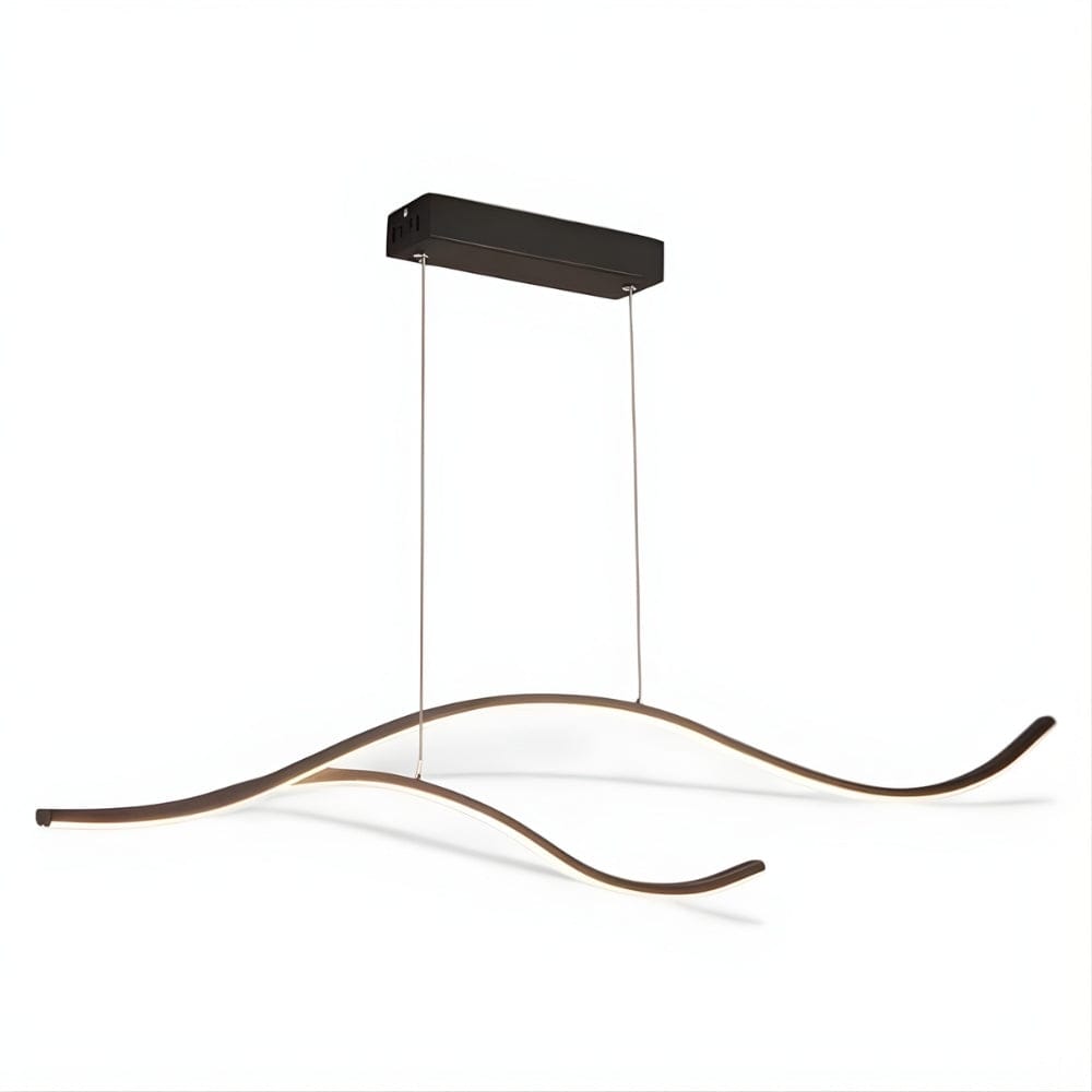 Lustre Salon Ruban Noir Noir